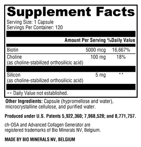 RegeneMax® Plus 120 Capsules Supplement Facts