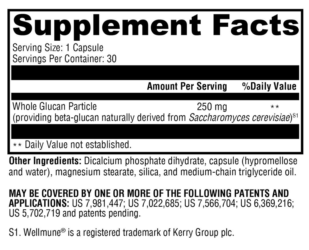 ImmunotiX 250™ 30 Capsules Supplement Facts
