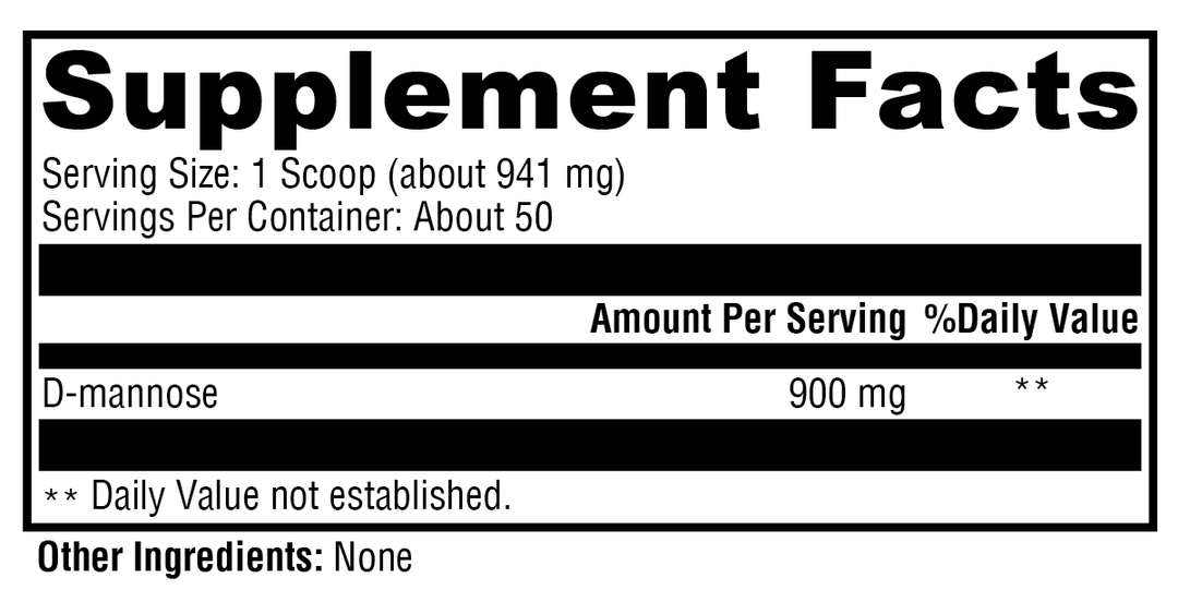 UritraX™ 50 Servings Supplement Facts
