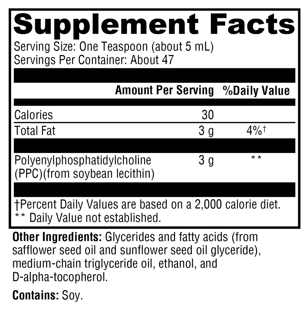 PhosphaLine™ Liquid 8 oz Supplement Facts
