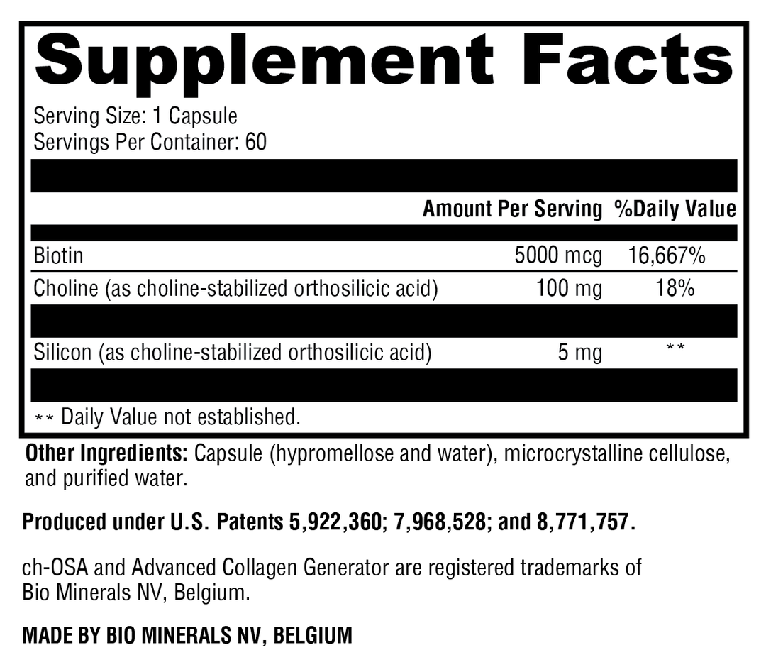 RegeneMax® Plus 60 Capsules Supplement Facts