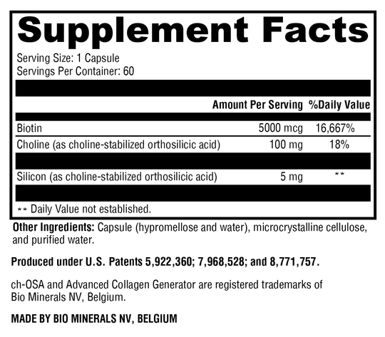RegeneMax® Plus 60 Capsules Supplement Facts