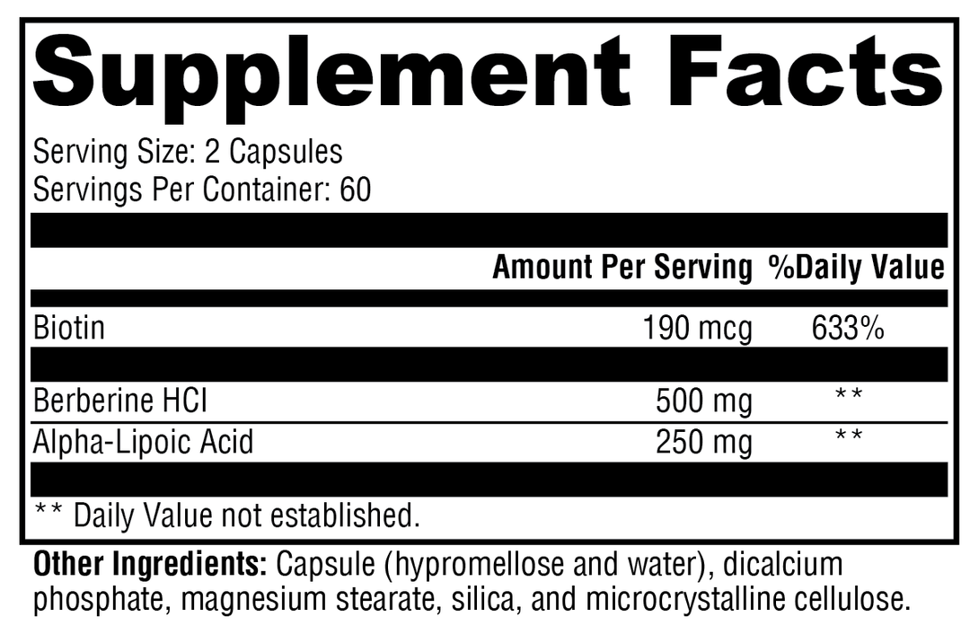 ALAmax™ Protect 120 Capsules Supplement Facts