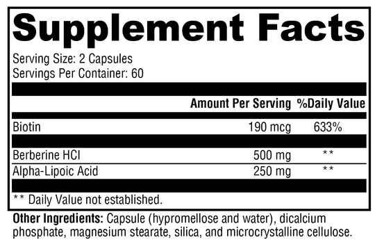 ALAmax™ Protect 120 Capsules Supplement Facts