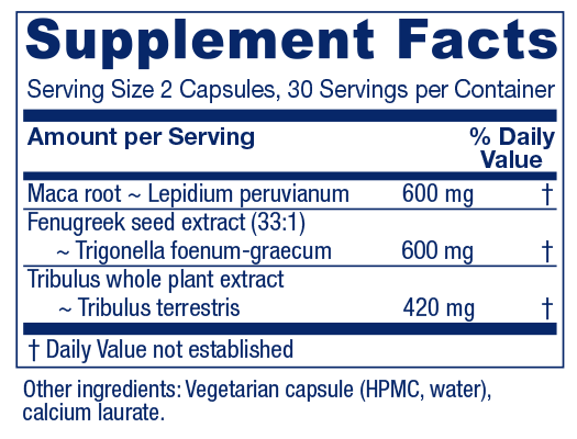 Fem Vitality 60 Capsules Supplement Facts
