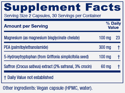 Fibro Formula 60 Capsules Supplement Facts
