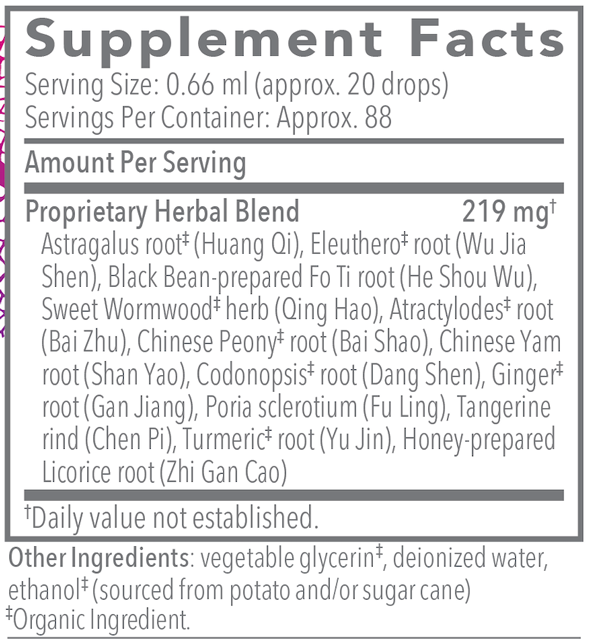 Biotonic 2 fl oz Supplement Facts
