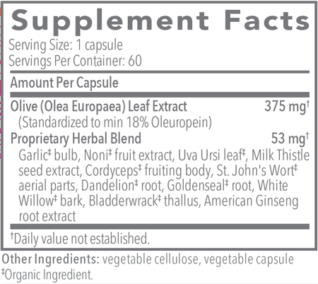 Olivirex® 60 Capsules Supplement Facts