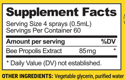 Propolis Immune Support* 1.06 fl oz Supplement Facts
