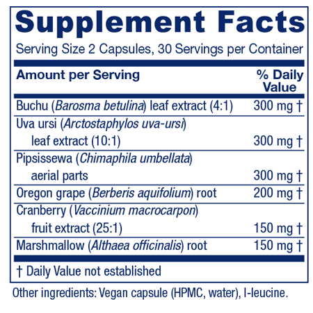 CranStat Extra® 60 Capsules Supplement Facts