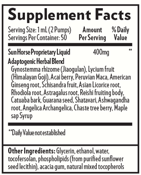 Thrivagen 1.7 fl oz Supplement Facts