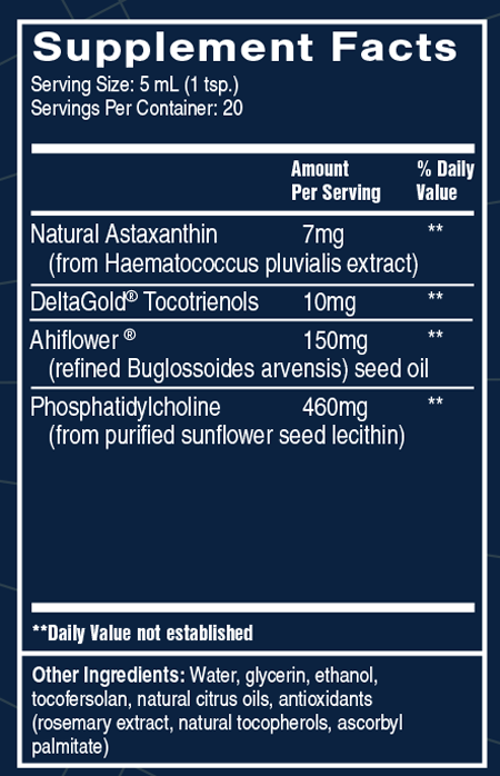 Micellized Membrane Mend 3.38 fl oz Supplement Facts