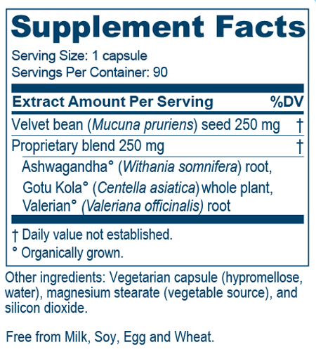 Macuna Plus 90 Capsules Supplement Facts