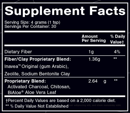 Ultra Binder® Sensitive Formula 30 Servings Supplement Facts