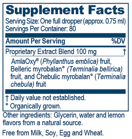 Adult Trifal Drops 2 fl oz Supplement Facts