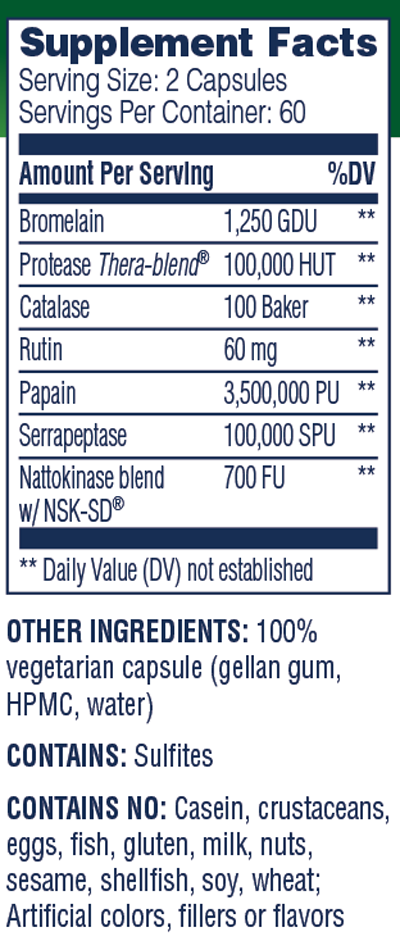 MyoMend® 120 Capsules Supplement Facts