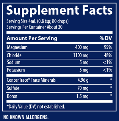 Mega-Mag 400mg 4 fl oz Supplement Facts