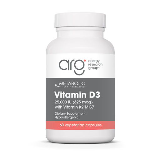 Vitamin D-3 25,000 IU 60 Capsules