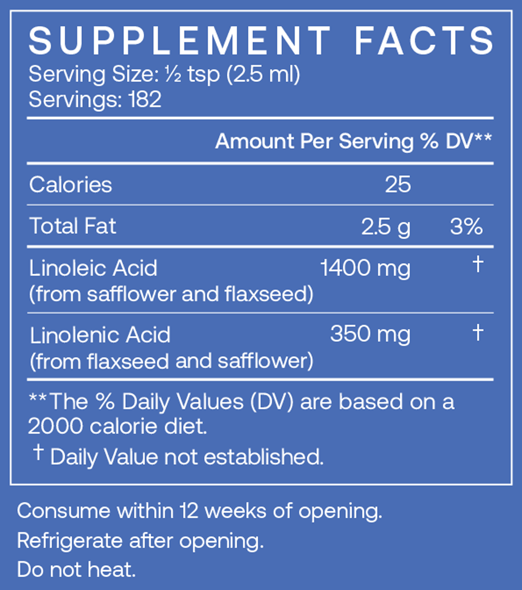 Balance Oil 16 oz Supplement Facts
