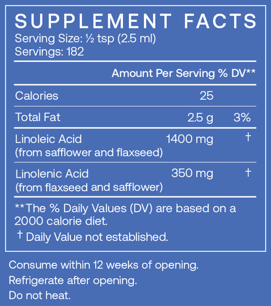 Balance Oil 16 oz Supplement Facts