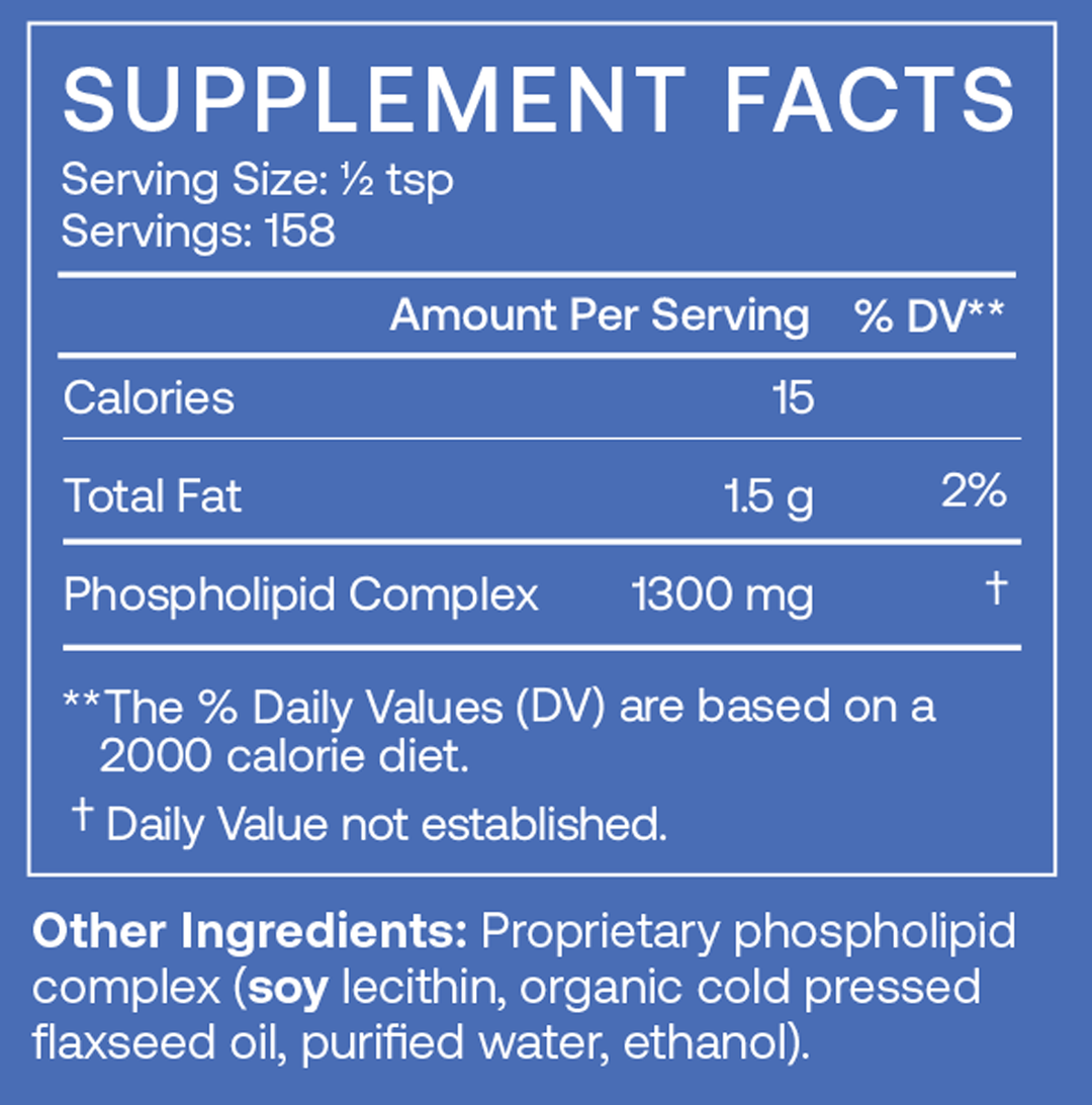 PC Liquid 16 fl oz Supplement Facts