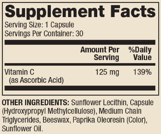 Proflora 4R 30 Capsules Supplement Facts