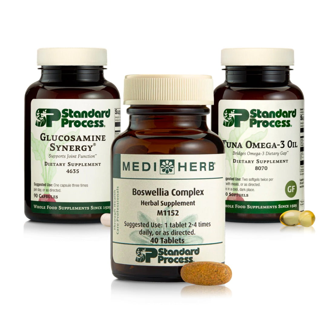Joint Health Bundle: Glucosamine Synergy, Tuna Omega 3 Oil, and Boswellia Complex